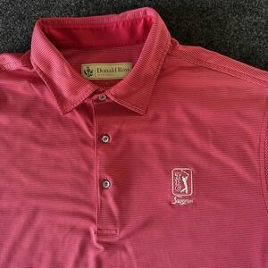 Donald Ross Golf Polo TPC Sawgrass Club Men LG
